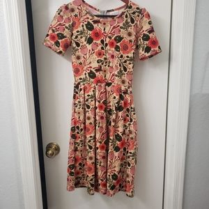 Floral lularoe amelia dress